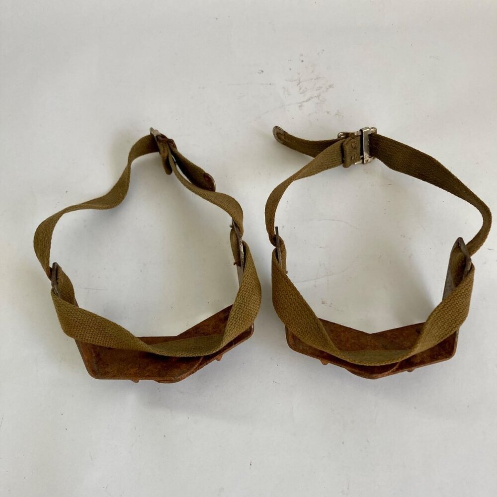 Vintage WWII Era Ice Cleats Crampons Military Original Army